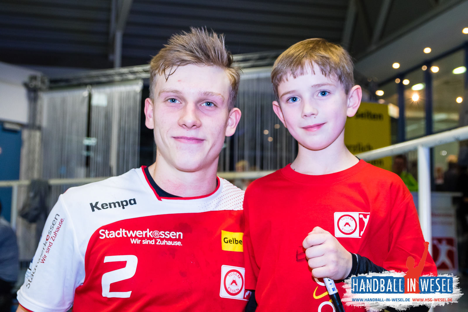 HSG Wesel E-Jugend / Einlaufkids TUSEM Essen 2017